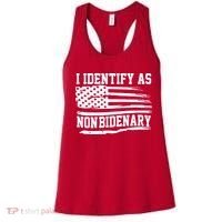 I Identify As Non Bidenary Anti Joe Biden Women's Tank Top thumb 0