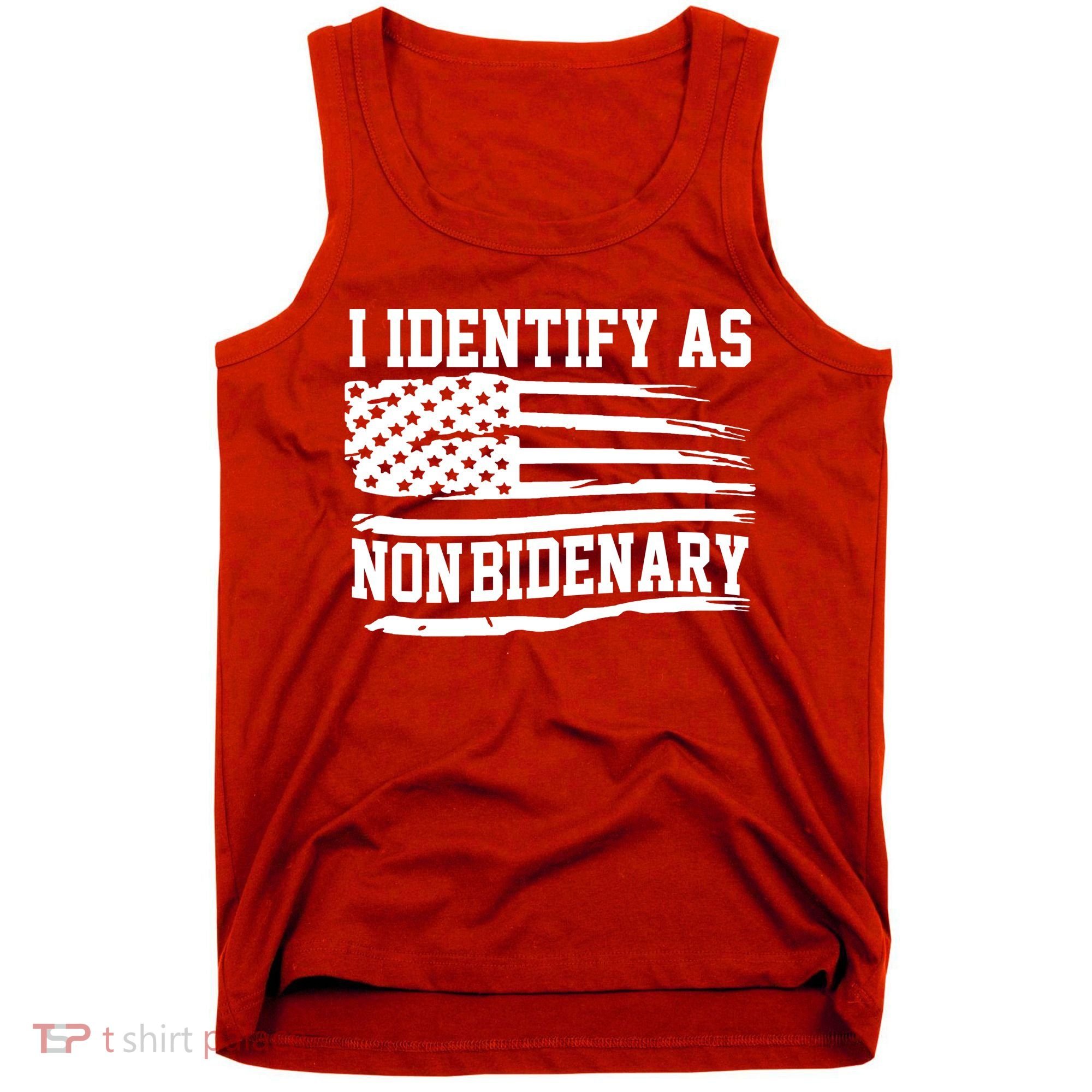 I Identify As Non Bidenary Anti Joe Biden Tank Top