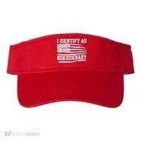 I Identify As Non Bidenary Anti Joe Biden Visor thumb 0