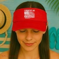 I Identify As Non Bidenary Anti Joe Biden Visor thumb 2