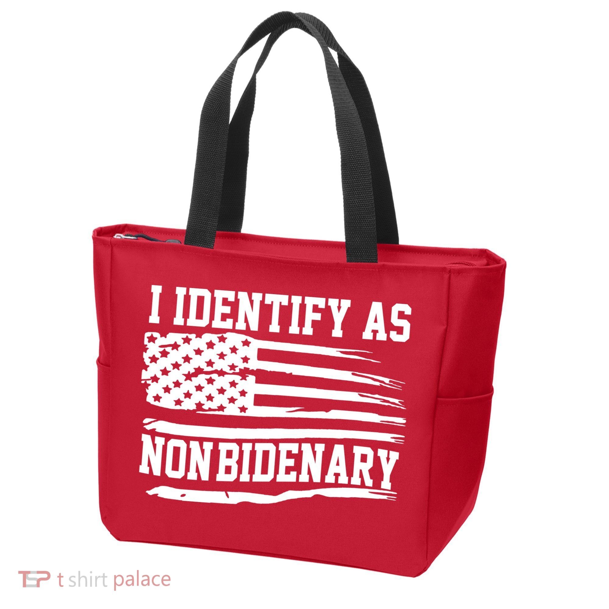 I Identify As Non Bidenary Anti Joe Biden Tote Bag