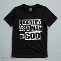 I Identify As A Man Of God T-Shirt thumb 5