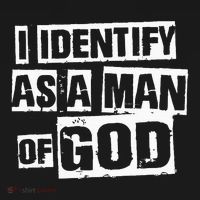 I Identify As A Man Of God Women's Hoodie thumb 2