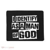 I Identify As A Man Of God Mousepad thumb 0