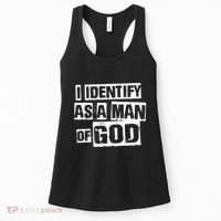 I Identify As A Man Of God Women's Tank Top thumb 0