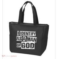 I Identify As A Man Of God Tote Bag thumb 3