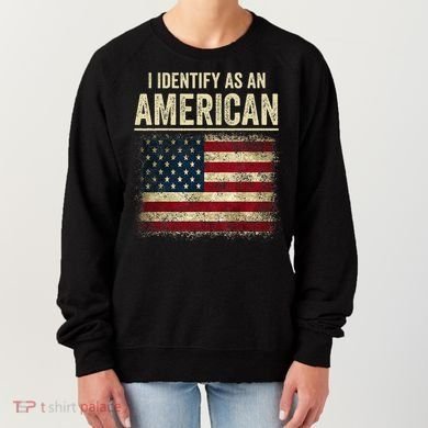 I Identify As An American Flag Women's Sweatshirt