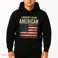 I Identify As An American Flag Hoodie thumb 2