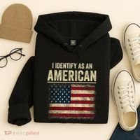 I Identify As An American Flag Hoodie thumb 4