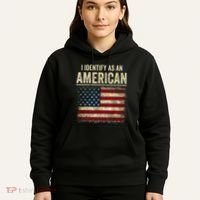 I Identify As An American Flag Hoodie thumb 5