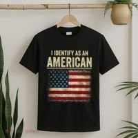 I Identify As An American Flag T-Shirt thumb 2