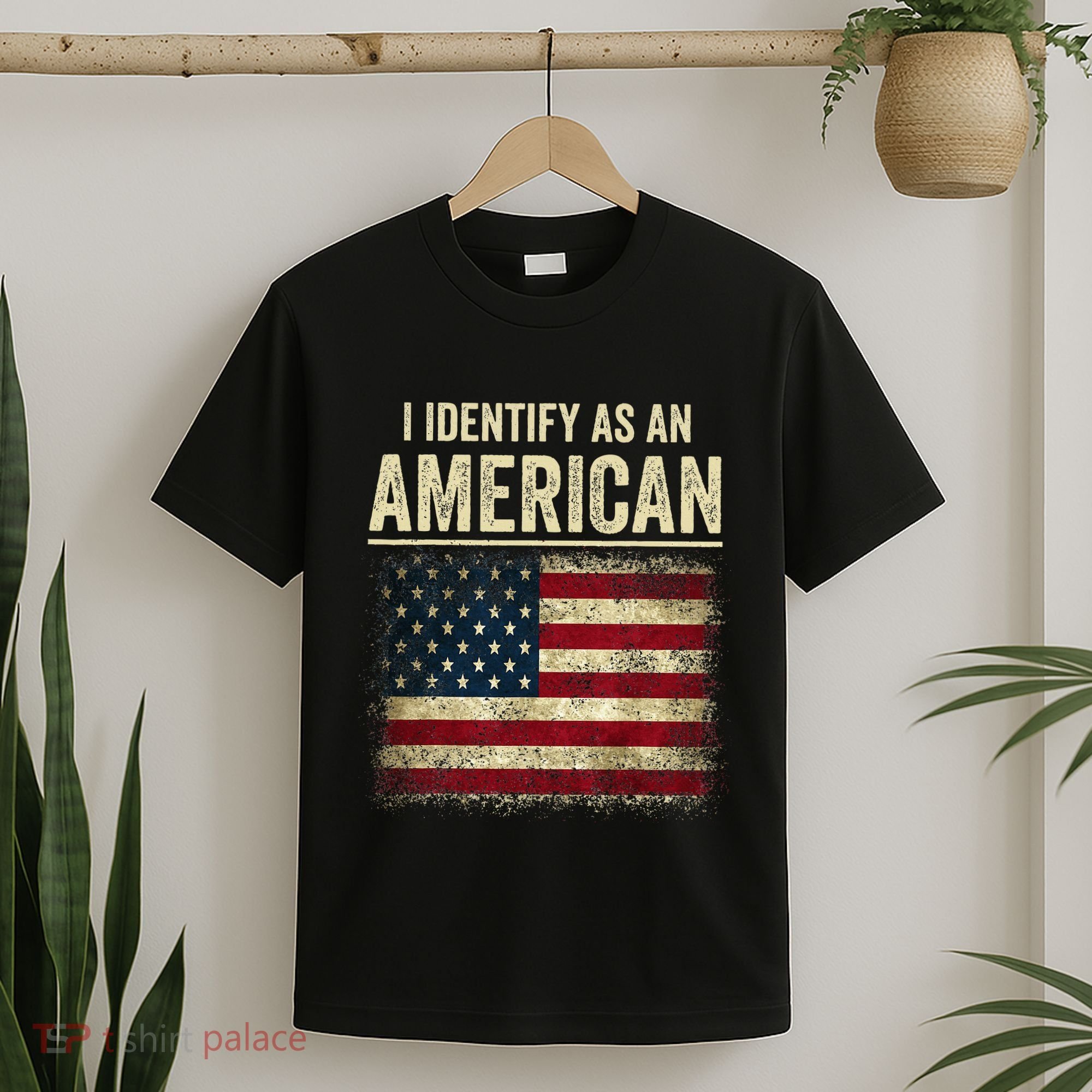 I Identify As An American Flag T-Shirt