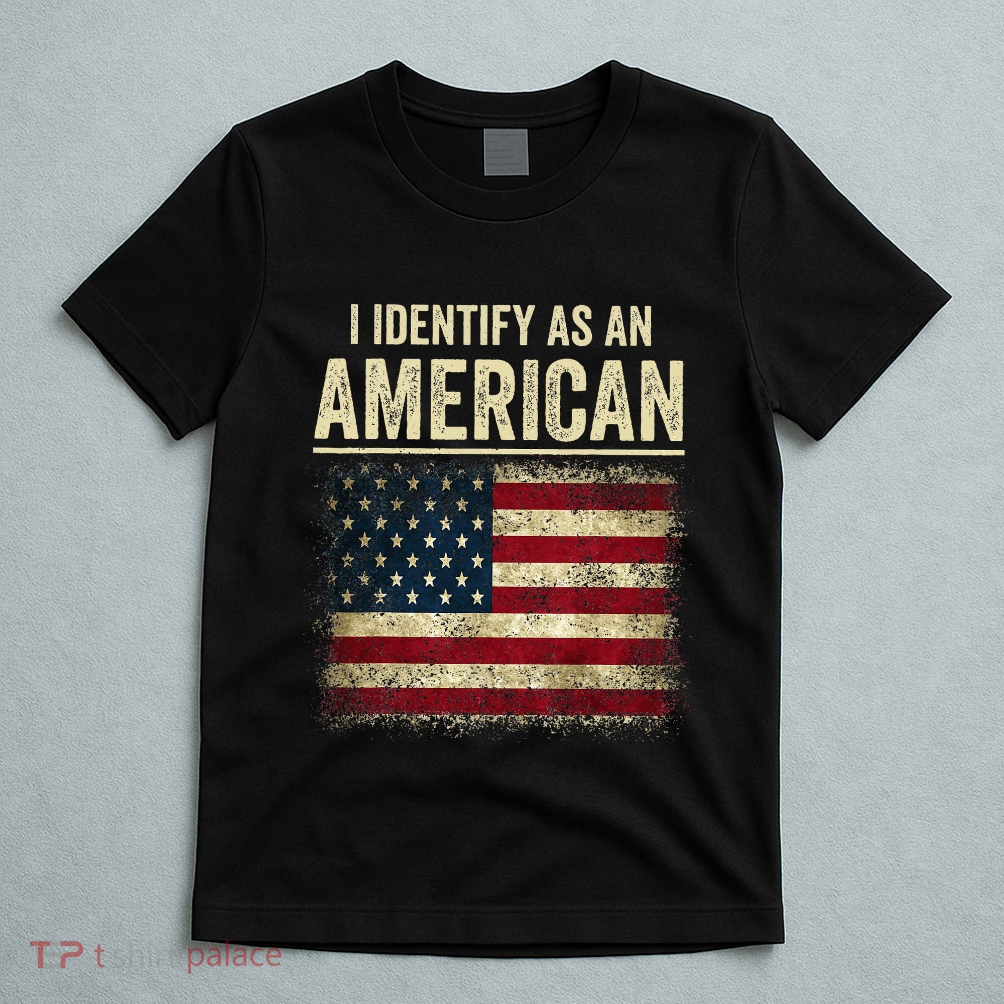 I Identify As An American Flag T-Shirt