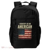 I Identify As An American Flag Backpack thumb 0