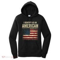 I Identify As An American Flag Women's Hoodie thumb 0