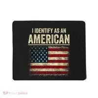 I Identify As An American Flag Mousepad thumb 0