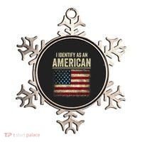 I Identify As An American Flag Ornament thumb 0