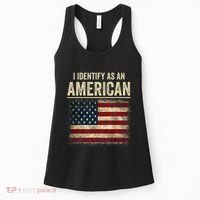 I Identify As An American Flag Women's Tank Top thumb 0
