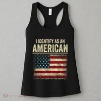 I Identify As An American Flag Women's Tank Top thumb 3