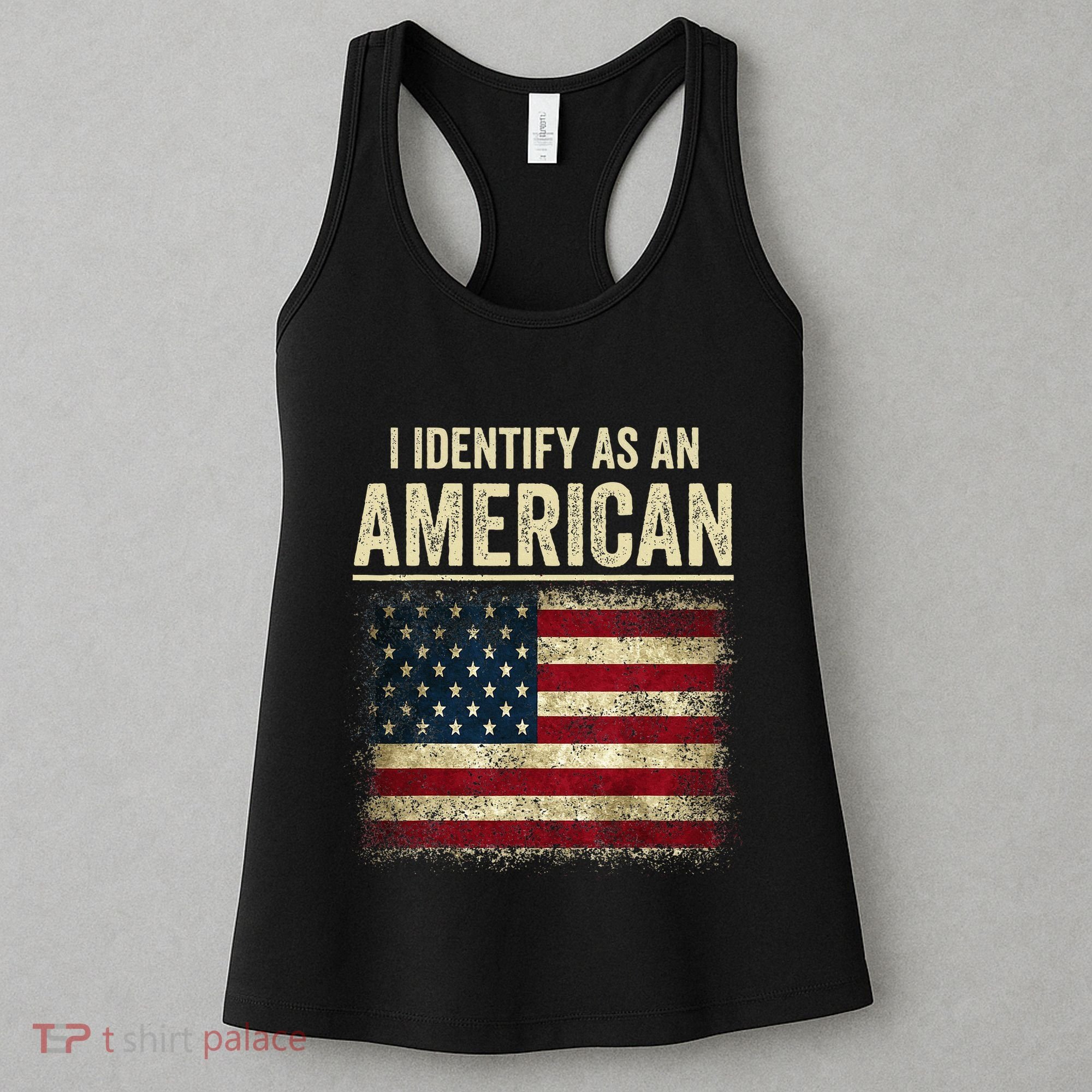I Identify As An American Flag Women's Tank Top