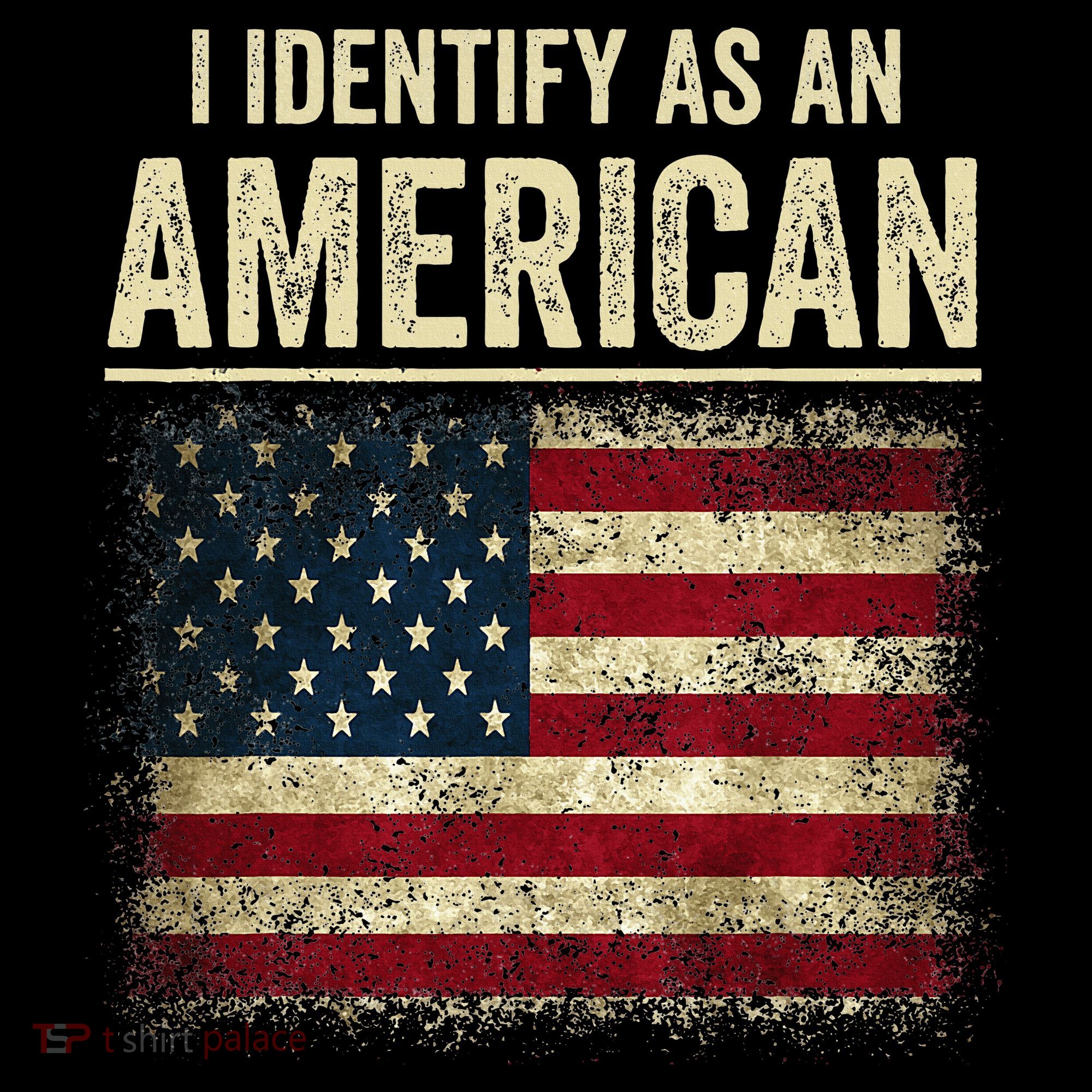 I Identify As An American Flag Baby Bodysuit