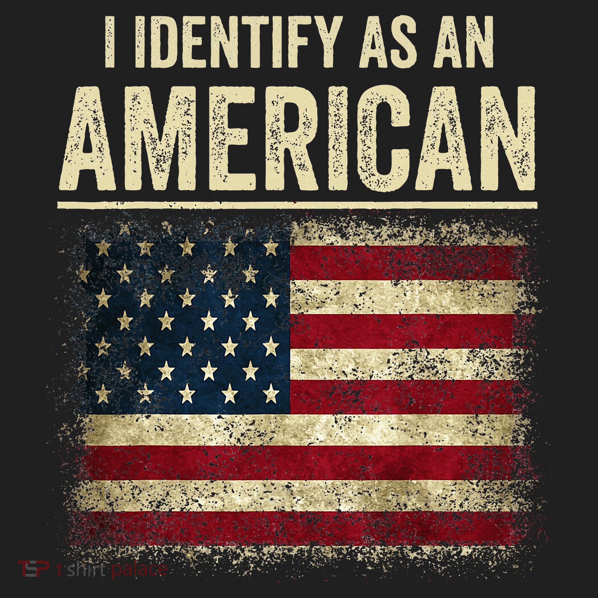 I Identify As An American Flag Hat