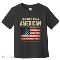 I Identify As An American Flag Toddler T-Shirt thumb 0