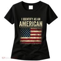 I Identify As An American Flag Women's T-Shirt thumb 0