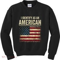 I Identify As An American Flag Kids Sweatshirt thumb 0