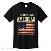 I Identify As An American Flag Kids T-Shirt thumb 0
