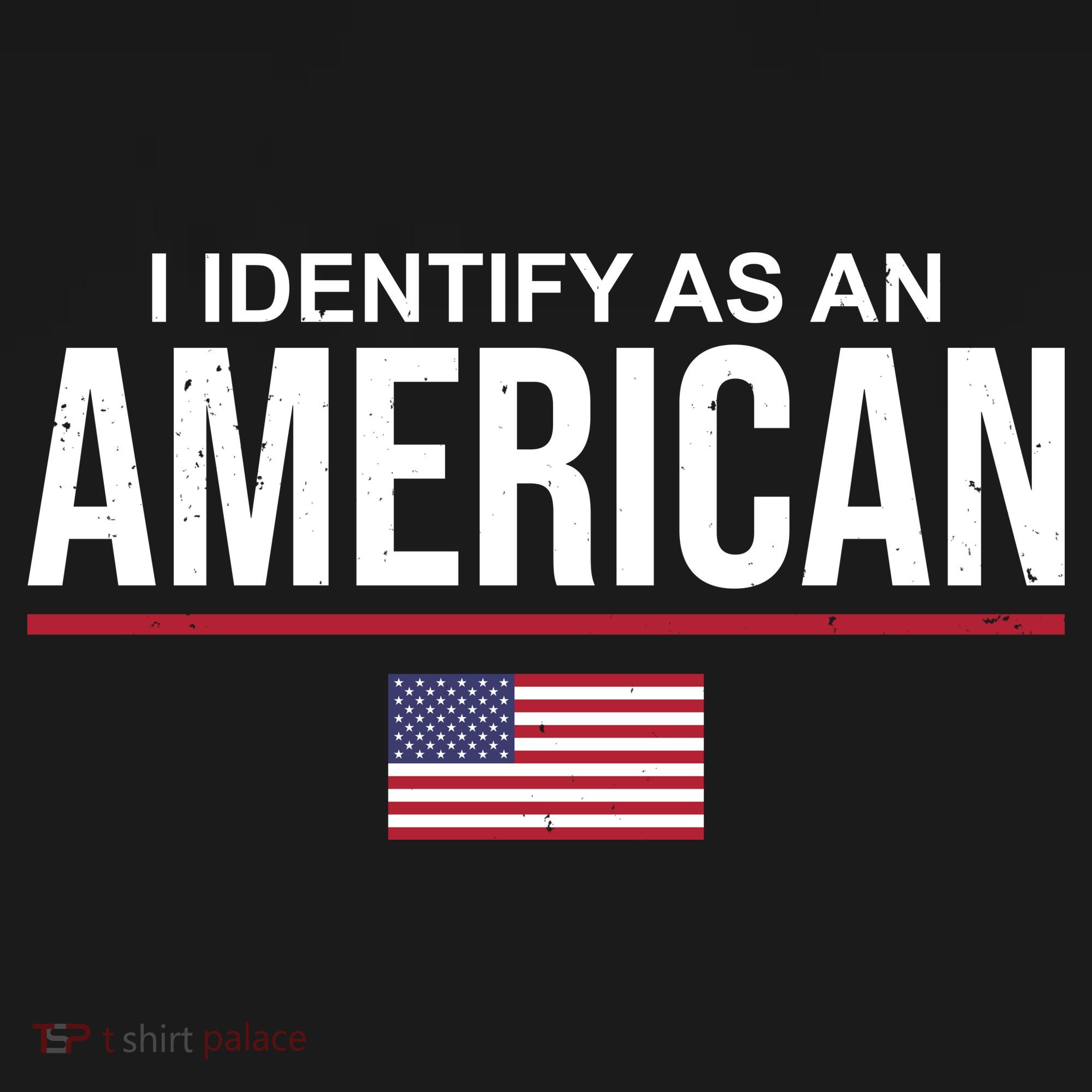 I Identify As An American USA Flag Toddler Hoodie