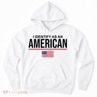 I Identify As An American USA Flag Hoodie thumb 0