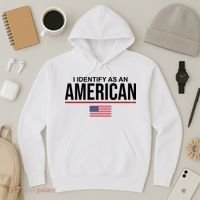I Identify As An American USA Flag Hoodie thumb 3