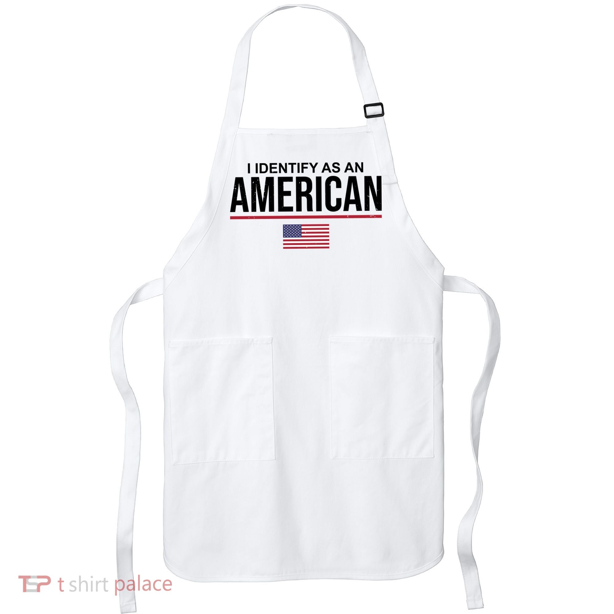 I Identify As An American USA Flag Apron
