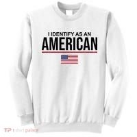 I Identify As An American USA Flag Sweatshirt thumb 0