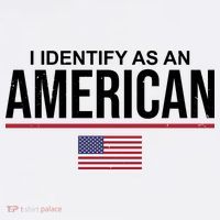 I Identify As An American USA Flag T-Shirt thumb 7