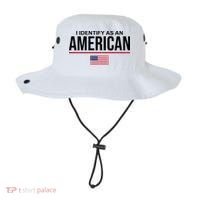 I Identify As An American USA Flag Bucket Hat thumb 0