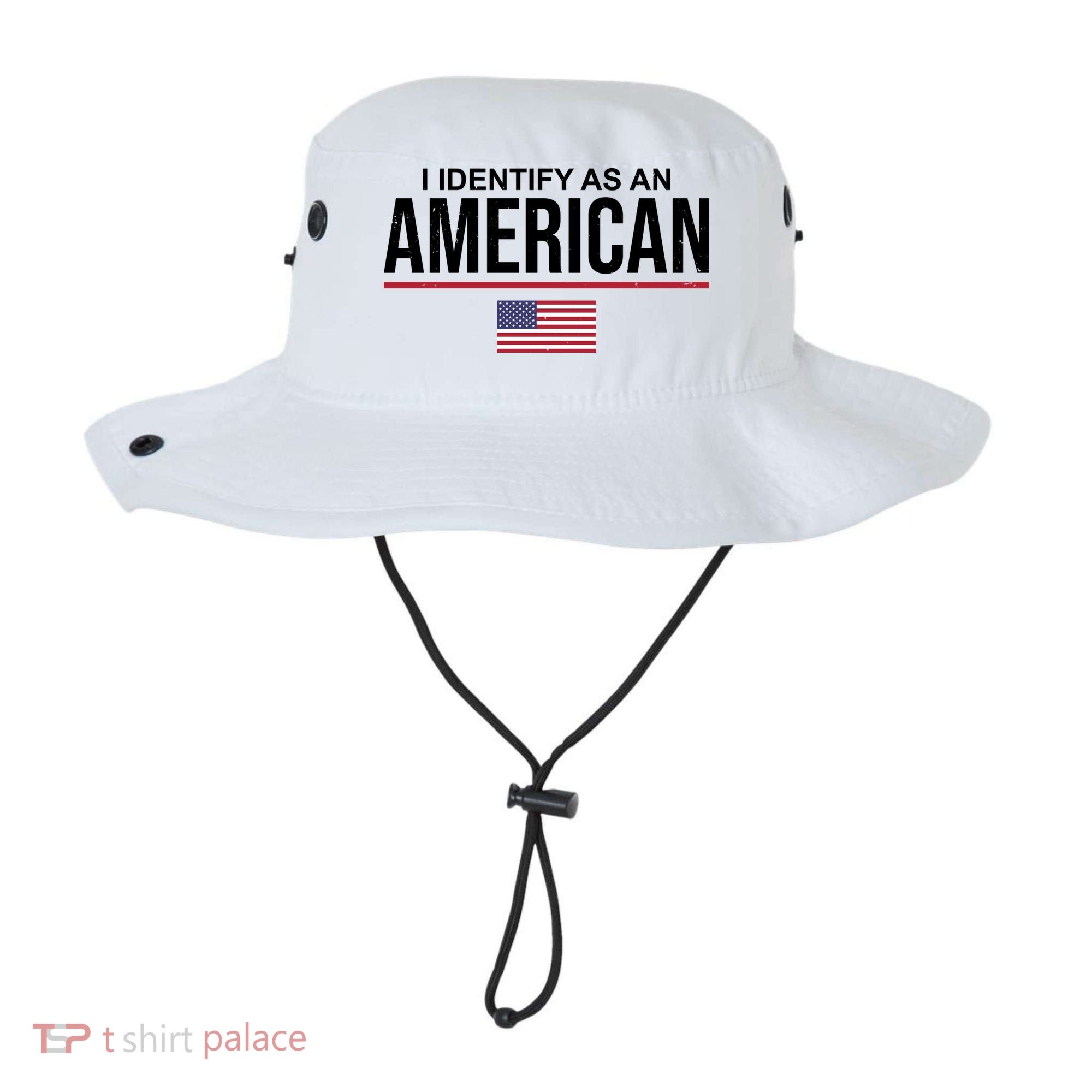 I Identify As An American USA Flag Bucket Hat