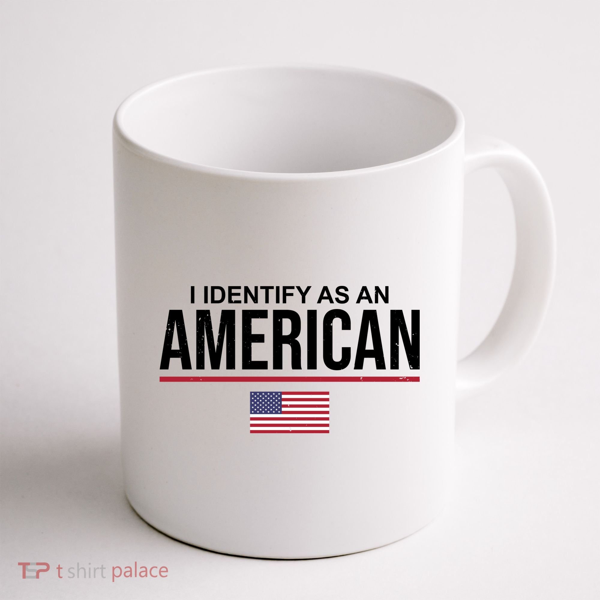 I Identify As An American USA Flag Coffee Mug