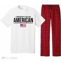 I Identify As An American USA Flag Pajama Set thumb 0