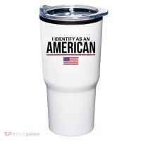 I Identify As An American USA Flag Tumbler thumb 0