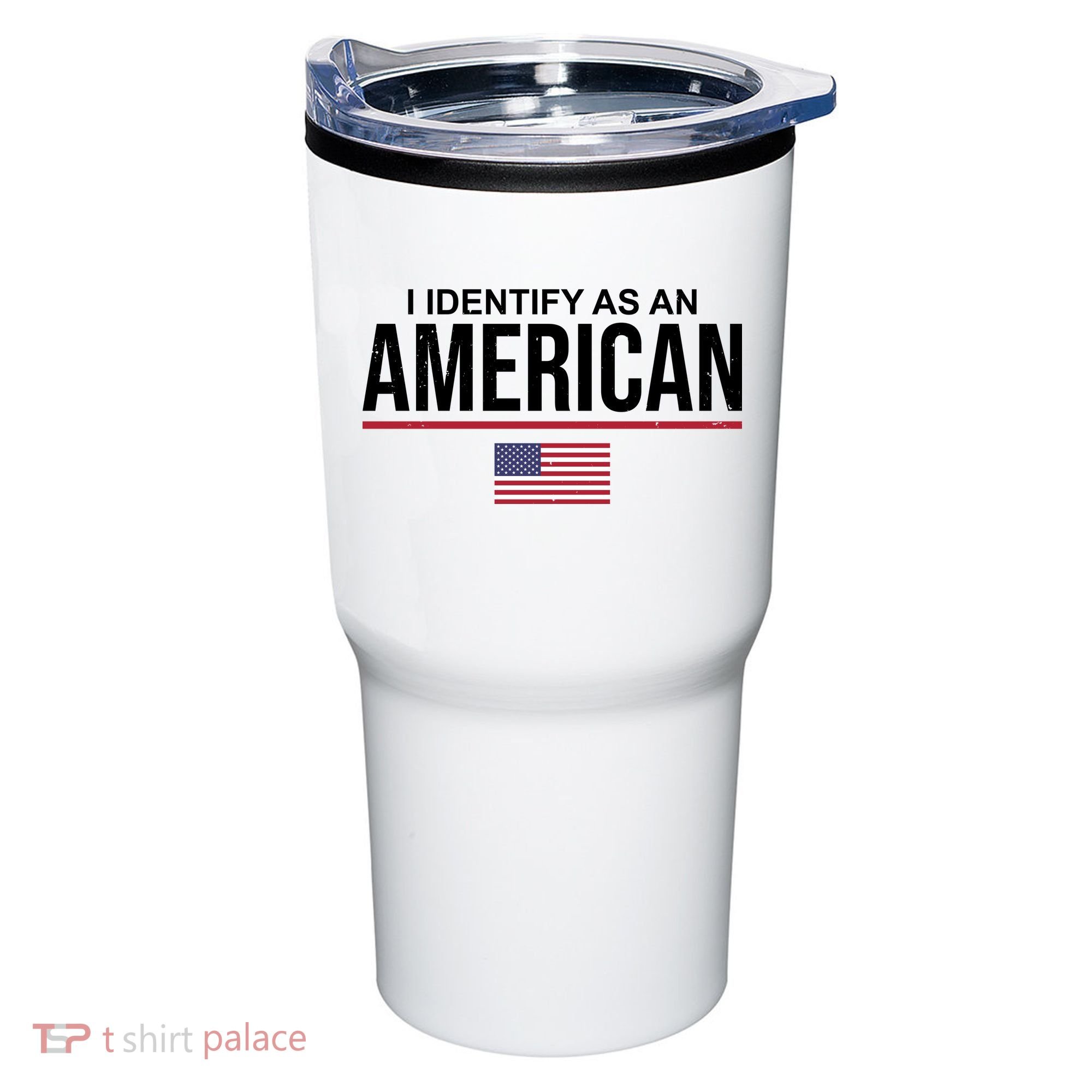 I Identify As An American USA Flag Tumbler