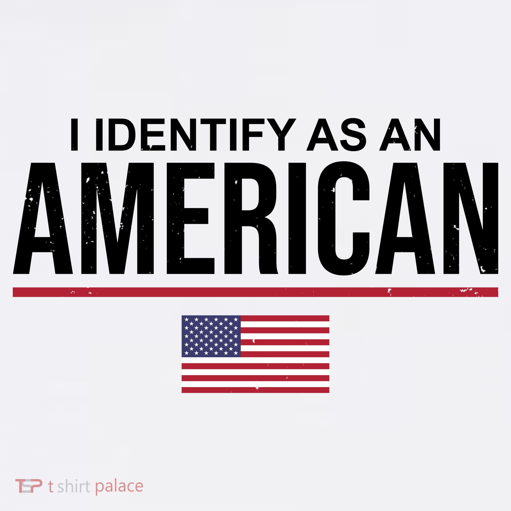 I Identify As An American USA Flag Women's Tank Top