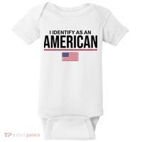 I Identify As An American USA Flag Baby Bodysuit thumb 0