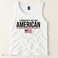 I Identify As An American USA Flag Tank Top thumb 2