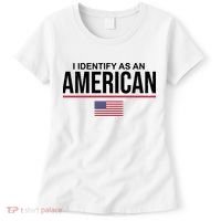 I Identify As An American USA Flag Women's T-Shirt thumb 0