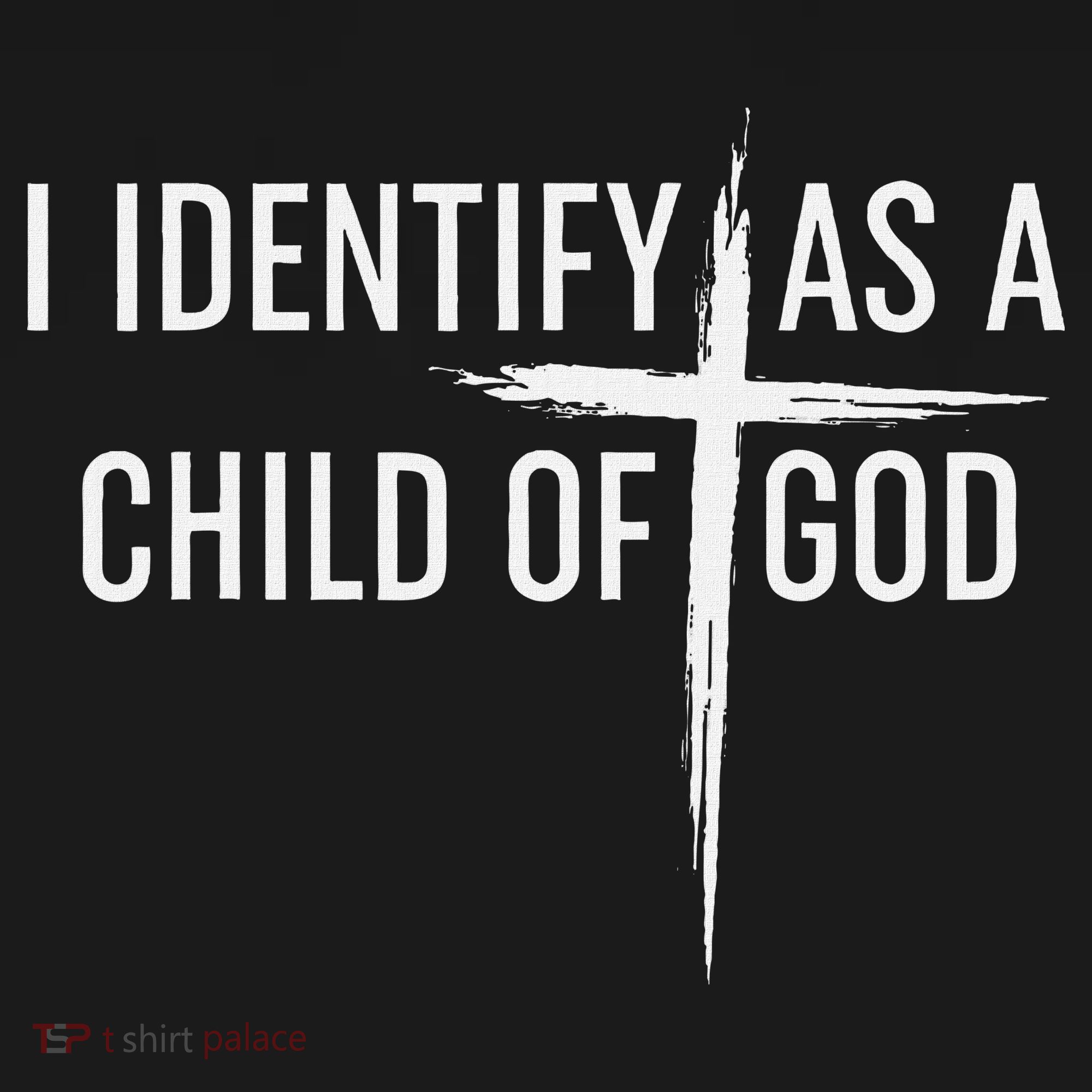 I Identify As A Child Of God Christian Funny Women's Tank Top