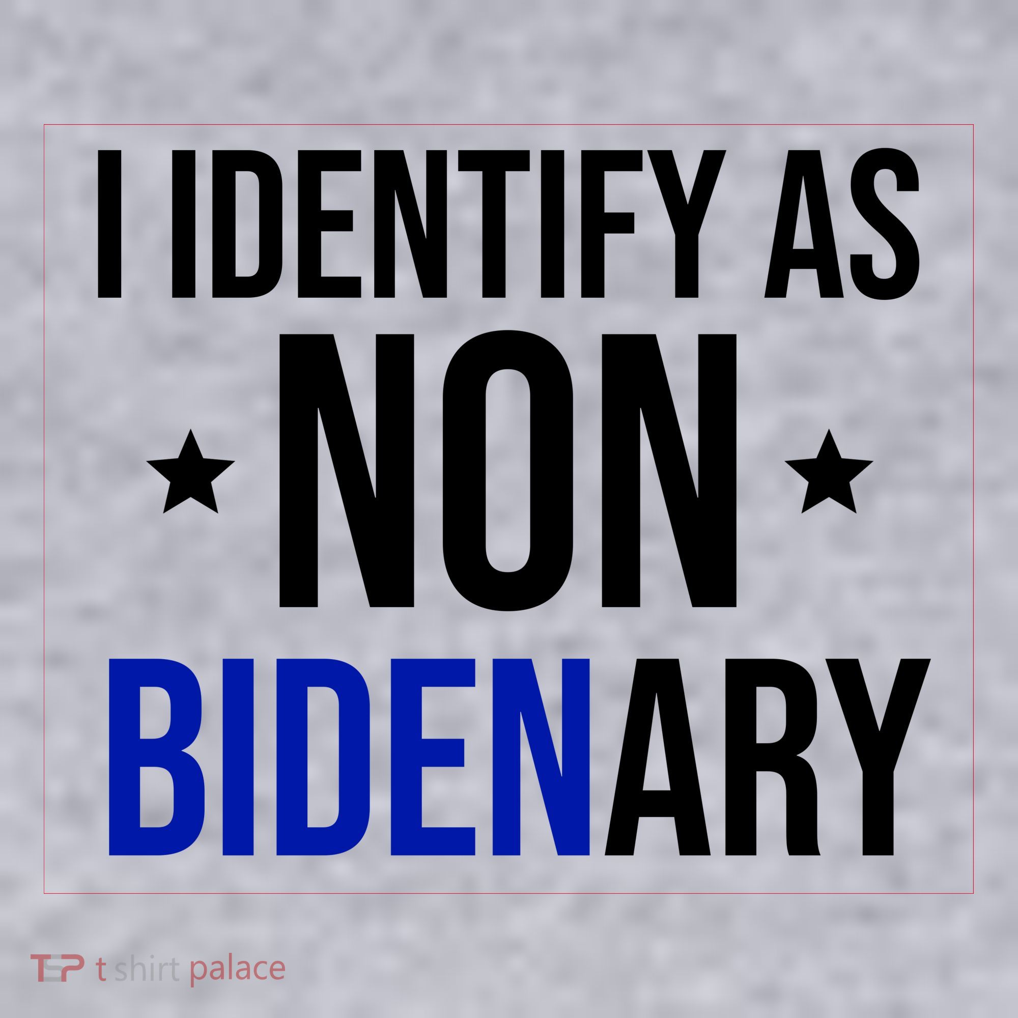 I Identify As Non Bidenary Anti Biden Funny Women's Sweatshirt