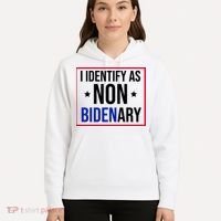 I Identify As Non Bidenary Anti Biden Funny Hoodie thumb 5