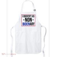 I Identify As Non Bidenary Anti Biden Funny Apron thumb 0